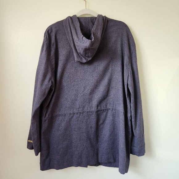 St. John Sport Linen Blend Jacket Pant Set - Picture 7 of 11